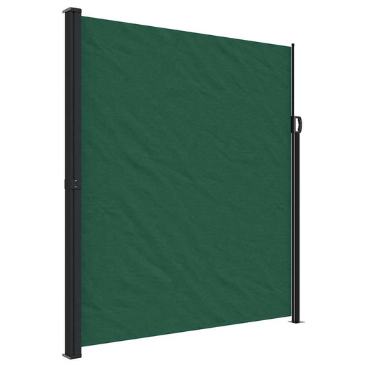 Retractable Side Awning Dark Green 220x300 cm Retractable Side Awning Dark Green 220x300 cm