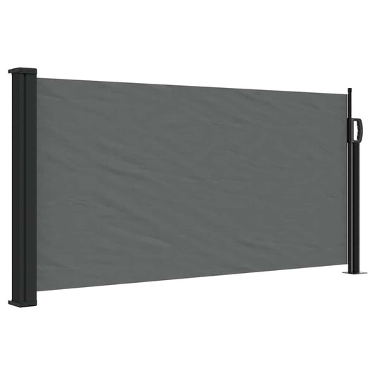 Retractable Side Awning Anthracite 100x500 cm Retractable Side Awning Anthracite 100x500 cm