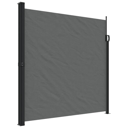 Retractable Side Awning Anthracite 200x500 cm Retractable Side Awning Anthracite 200x500 cm