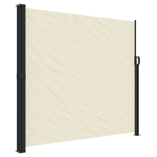 Retractable Side Awning Cream180x600 cm Retractable Side Awning Cream180x600 cm