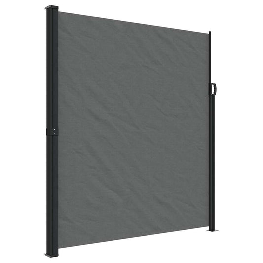 Retractable Side Awning Anthracite 220x600 cm Retractable Side Awning Anthracite 220x600 cm