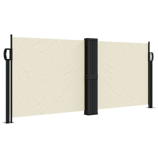 Retractable Side Awning Cream 100x600 cm Retractable Side Awning Cream 100x600 cm