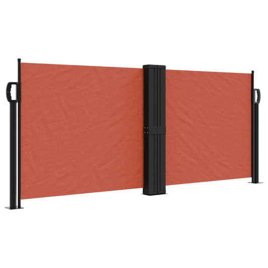 Retractable Side Awning Terracotta 100x600 cm Retractable Side Awning Terracotta 100x600 cm