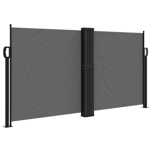 Retractable Side Awning Anthracite 120x600 cm Retractable Side Awning Anthracite 120x600 cm