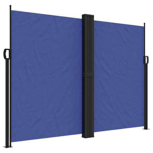 Retractable Side Awning Blue 180x600 cm Retractable Side Awning Blue 180x600 cm