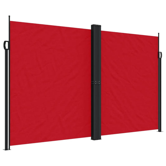 Retractable Side Awning Red 200x600 cm Retractable Side Awning Red 200x600 cm