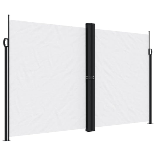 Retractable Side Awning White 200x600 cm Retractable Side Awning White 200x600 cm