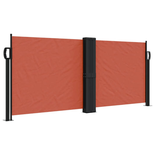 Retractable Side Awning Terracotta 100x1000 cm Retractable Side Awning Terracotta 100x1000 cm