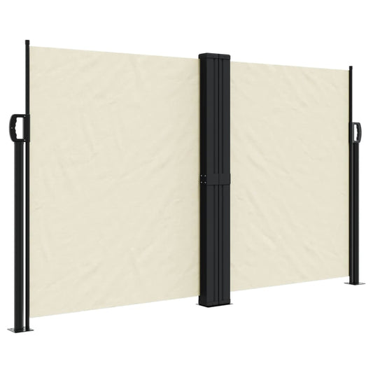 Retractable Side Awning Cream 140x1000 cm Retractable Side Awning Cream 140x1000 cm