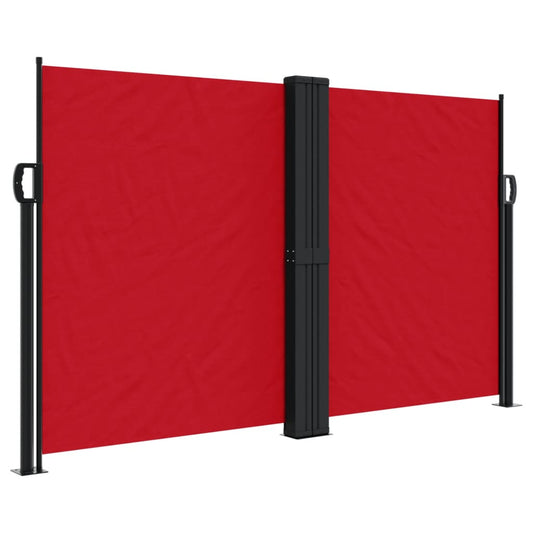 Retractable Side Awning Red 140x1000 cm Retractable Side Awning Red 140x1000 cm