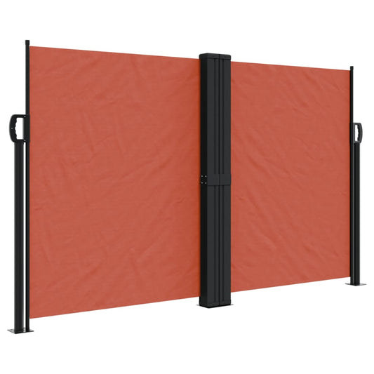 Retractable Side Awning Terracotta 140x1000 cm Retractable Side Awning Terracotta 140x1000 cm