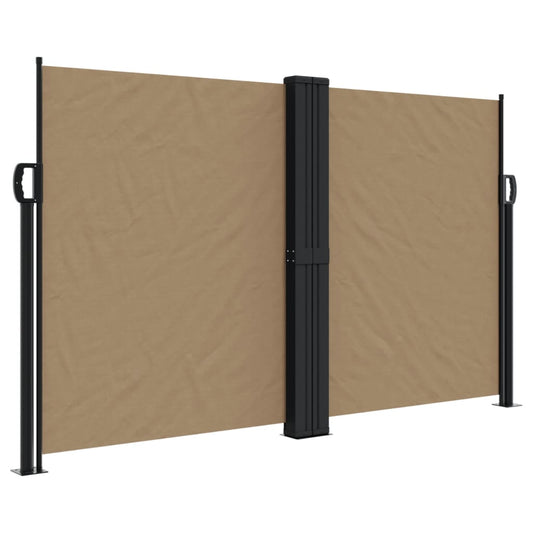 Retractable Side Awning Taupe 140x1000 cm Retractable Side Awning Taupe 140x1000 cm