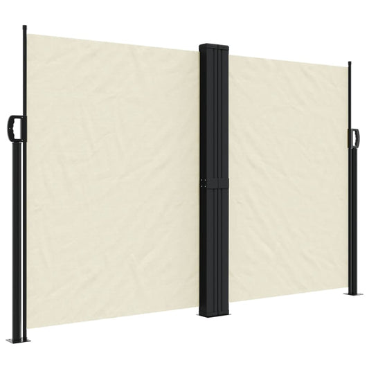 Retractable Side Awning Cream 160x1000 cm Retractable Side Awning Cream 160x1000 cm