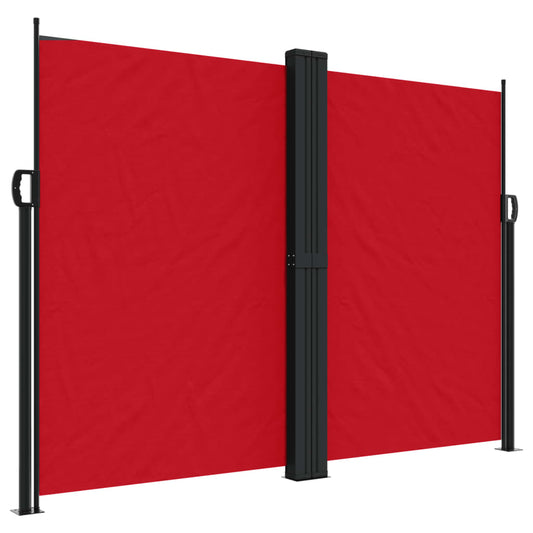 Retractable Side Awning Red 180x1000 cm Retractable Side Awning Red 180x1000 cm
