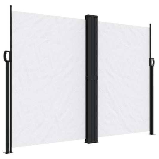 Retractable Side Awning White 180x1000 cm Retractable Side Awning White 180x1000 cm