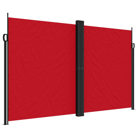 Retractable Side Awning Red 200x1000 cm Retractable Side Awning Red 200x1000 cm