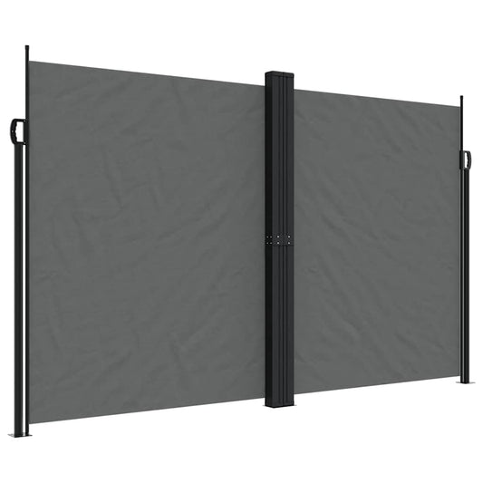 Retractable Side Awning Anthracite 200x1000 cm Retractable Side Awning Anthracite 200x1000 cm