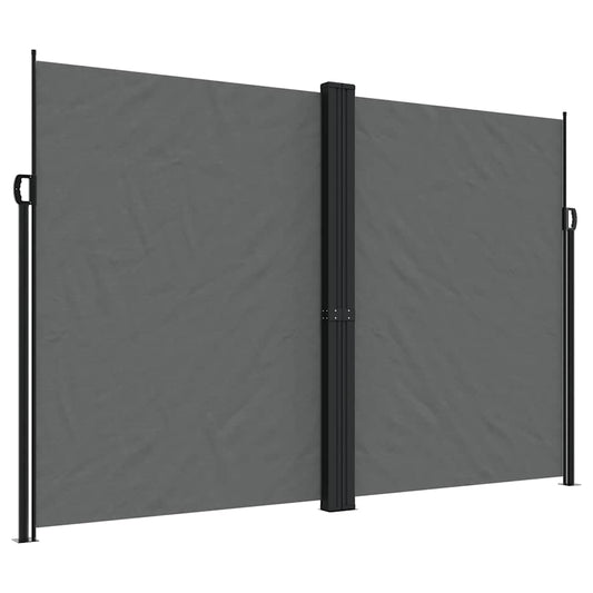 Retractable Side Awning Anthracite 220x1000 cm Retractable Side Awning Anthracite 220x1000 cm