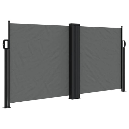 Retractable Side Awning Anthracite 120x1200 cm Retractable Side Awning Anthracite 120x1200 cm