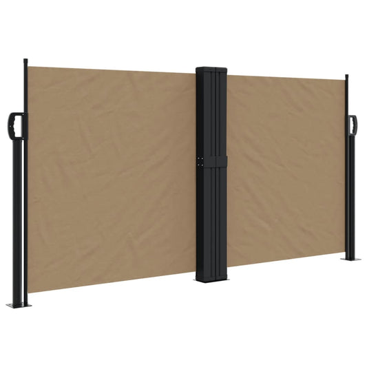 Retractable Side Awning Taupe 120x1200 cm Retractable Side Awning Taupe 120x1200 cm
