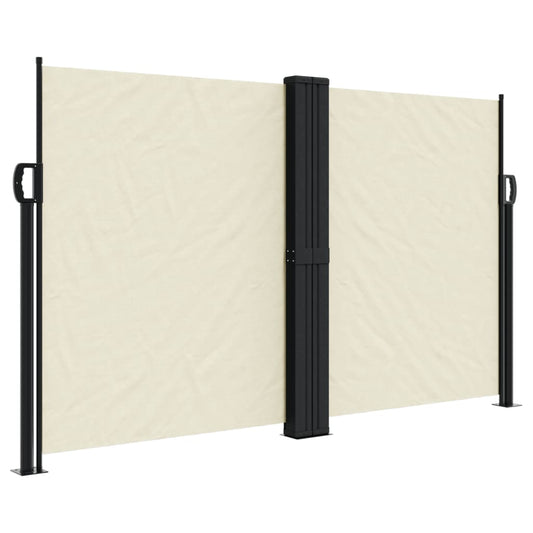 Retractable Side Awning Cream 140x1200 cm Retractable Side Awning Cream 140x1200 cm