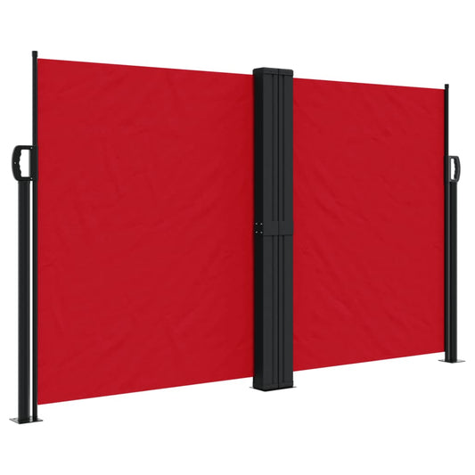 Retractable Side Awning Red 140x1200 cm Retractable Side Awning Red 140x1200 cm