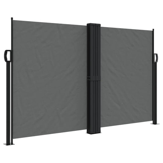 Retractable Side Awning Anthracite 140x1200 cm Retractable Side Awning Anthracite 140x1200 cm