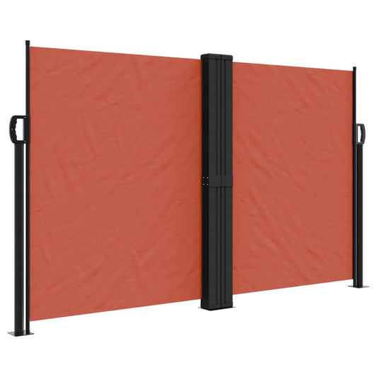 Retractable Side Awning Terracotta 140x1200 cm Retractable Side Awning Terracotta 140x1200 cm