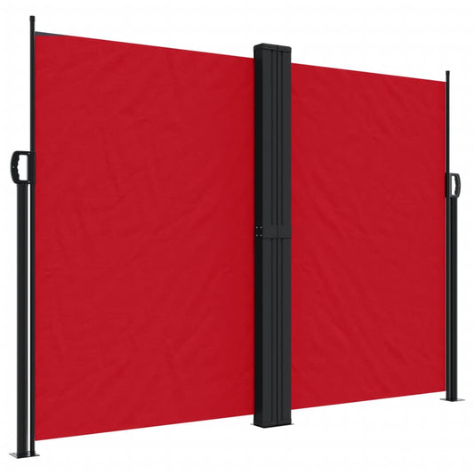 Retractable Side Awning Red 180x1200 cm Retractable Side Awning Red 180x1200 cm