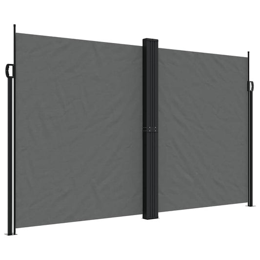 Retractable Side Awning Anthracite 200x1200 cm Retractable Side Awning Anthracite 200x1200 cm
