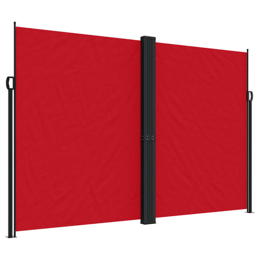 Retractable Side Awning Red 220x1200 cm Retractable Side Awning Red 220x1200 cm
