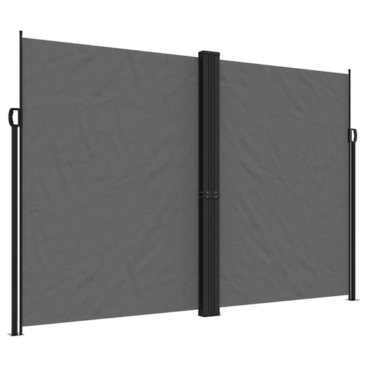 Retractable Side Awning Anthracite 220x1200 cm Retractable Side Awning Anthracite 220x1200 cm