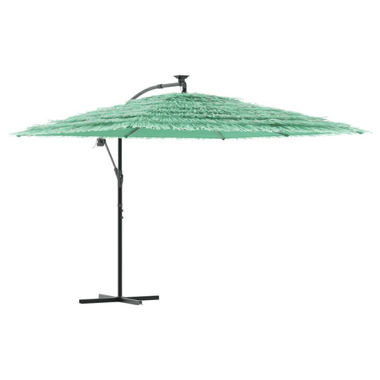 Garden Parasol with Steel Pole Green 290x290x238 cm Garden Parasol with Steel Pole Green 290x290x238 cm
