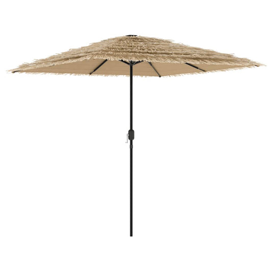 Garden Parasol with Steel Pole Brown 248x248x248 cm Garden Parasol with Steel Pole Brown 248x248x248 cm