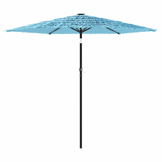 Garden Parasol with Steel Pole Blue 268x268x226 cm Garden Parasol with Steel Pole Blue 268x268x226 cm