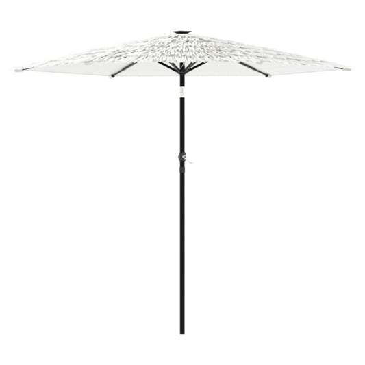 Garden Parasol with Steel Pole White 268x268x226 cm Garden Parasol with Steel Pole White 268x268x226 cm