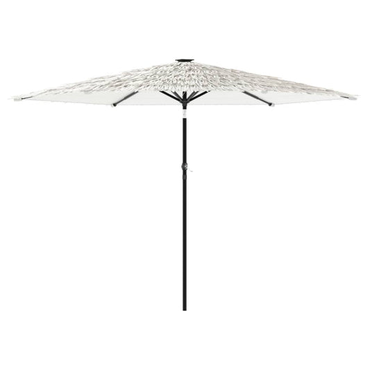 Garden Parasol with Steel Pole White 288x288x225 cm Garden Parasol with Steel Pole White 288x288x225 cm