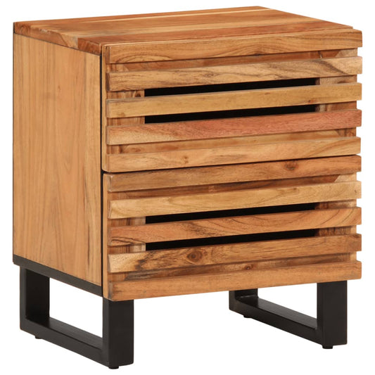 Bedside Cabinets 2 pcs 40x34x46 cm Solid Wood Acacia Bedside Cabinets 2 pcs 40x34x46 cm Solid Wood Acacia