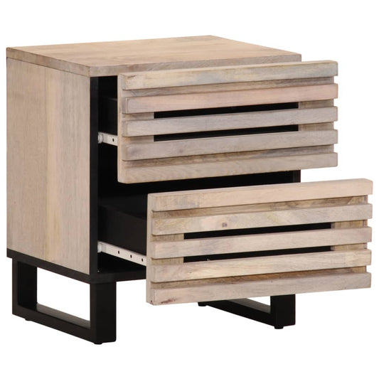 Bedside Cabinet 40x34x46 cm Solid Wood Bleached Mango Bedside Cabinet 40x34x46 cm Solid Wood Bleached Mango