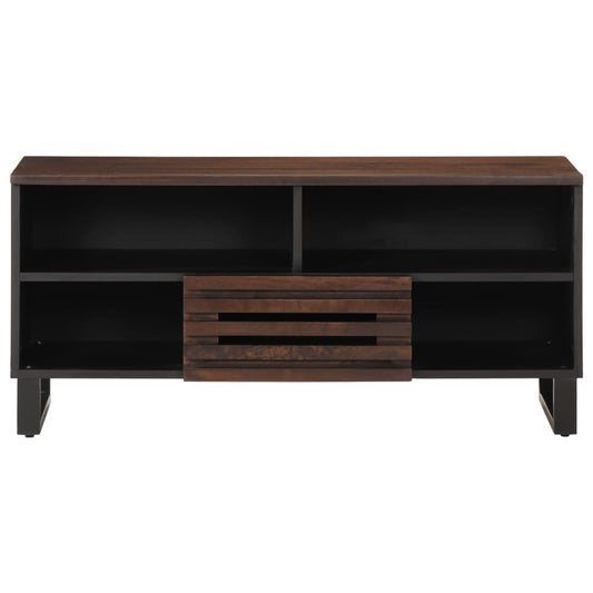 TV Cabinet Brown 100x34x46 cm Solid Wood Mango TV Cabinet Brown 100x34x46 cm Solid Wood Mango