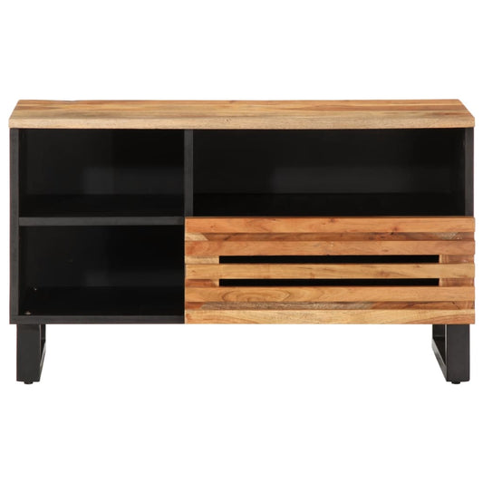 TV Cabinet 80x34x46 cm Solid Wood Acacia TV Cabinet 80x34x46 cm Solid Wood Acacia