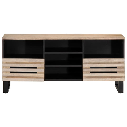 TV Cabinet 100x34x46 cm Solid Wood Mango TV Cabinet 100x34x46 cm Solid Wood Mango