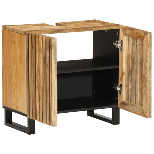 Bathroom Sink Cabinet 62x34x58 cm Solid Wood Rough Mango Bathroom Sink Cabinet 62x34x58 cm Solid Wood Rough Mango
