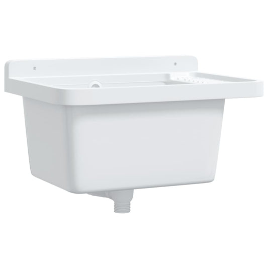 Sink Washbasin for Wall Mounting White 50x35x24 cm Resin Sink Washbasin for Wall Mounting White 50x35x24 cm Resin