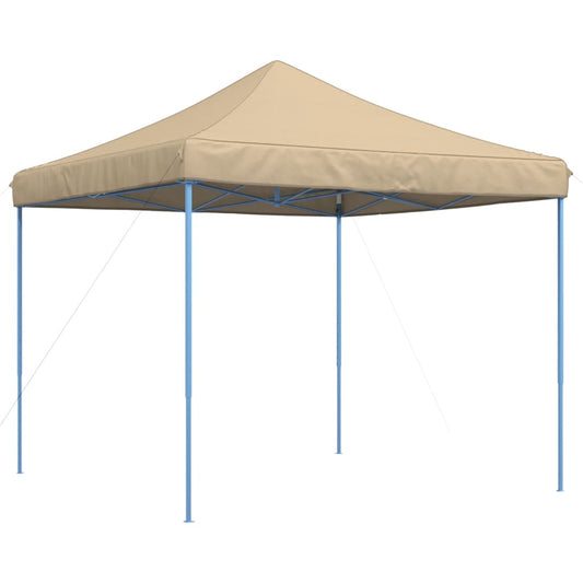 Foldable Party Tent Pop-Up Beige 292x292x315 cm Foldable Party Tent Pop-Up Beige 292x292x315 cm