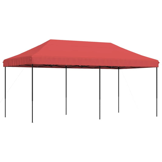 Party Tent Burgundy with Black Frame Oxford Fabric Party Tent Burgundy with Black Frame Oxford Fabric