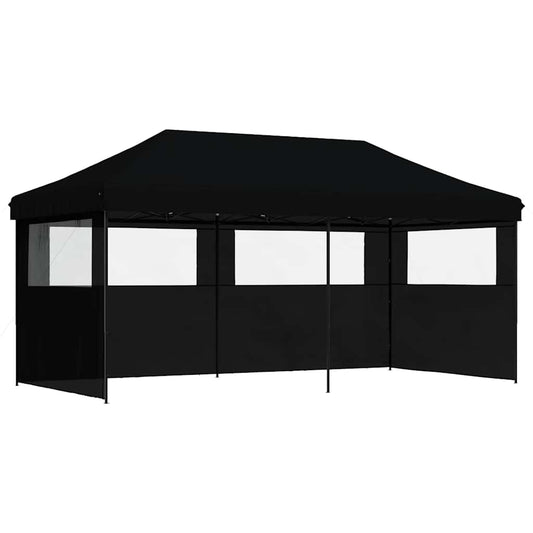 Party Tent | Black | Oxford fabric with PVC coating | Large | Foldable Party Tent | Black | Oxford fabric with PVC coating | Large | Foldable