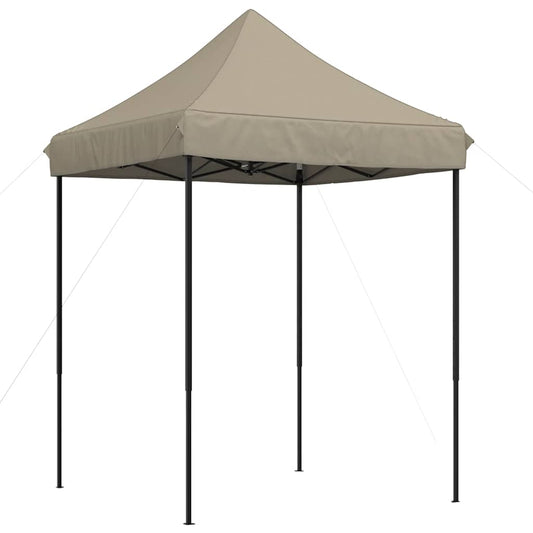 Foldable Party Tent Pop-Up Taupe 200x200x306 cm Foldable Party Tent Pop-Up Taupe 200x200x306 cm