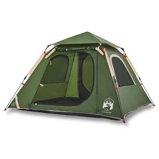 Camping Tent Dome 4-Person Green Quick Release Camping Tent Dome 4-Person Green Quick Release