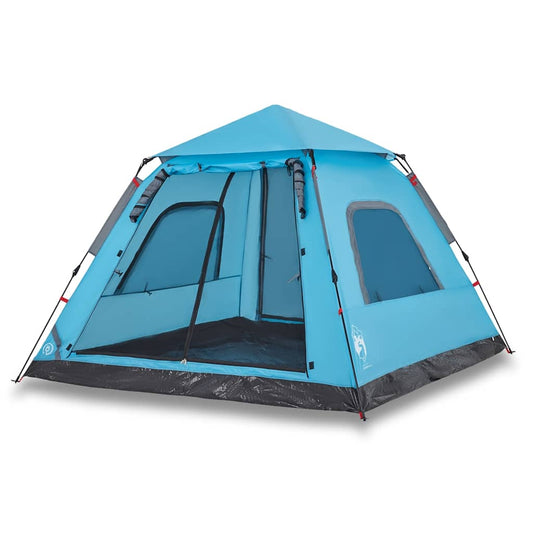 Camping Tent Dome 5-Person Blue Quick Release Camping Tent Dome 5-Person Blue Quick Release